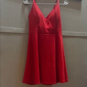 Lily Rose Vibrant Red Mini Dress